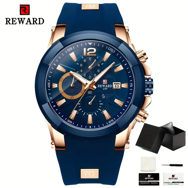 Reward Silicon Strap Luxury Watch