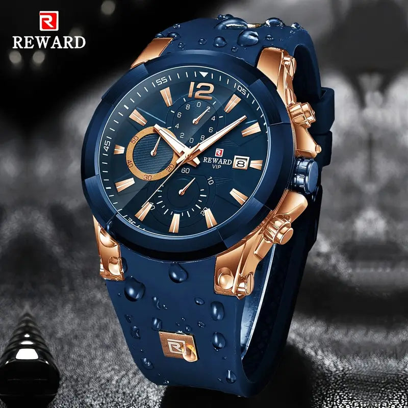 Reward Silicon Strap Luxury Watch